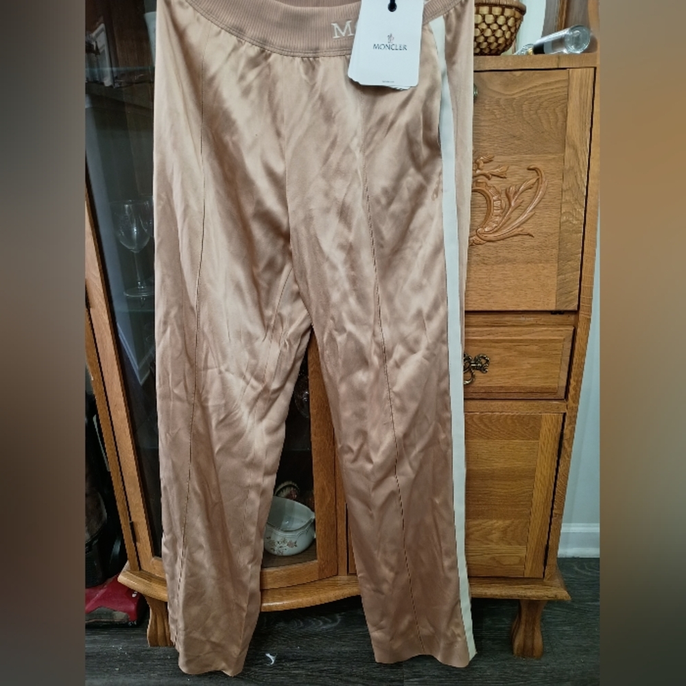 Moncler Tan Track Pants